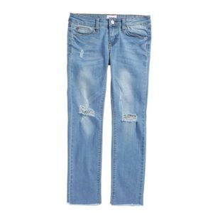 Hudson Lizzy Fray Hem Ankle Skinny